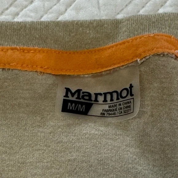 Marmot Long Sleeve Thermal Orange/Neutral Size Medium - Picture 2 of 7